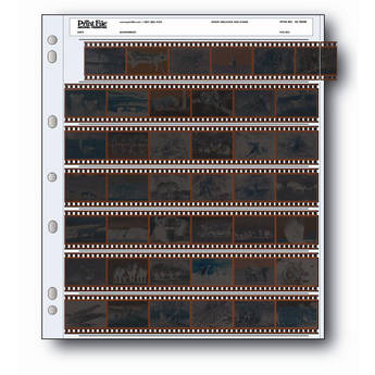Print File Archival Storage Page for Negatives, 35mm - 100 Pack