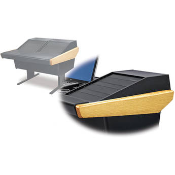Argosy 50-V2R Universal Workspace with Two VR-1503 Front 15 RU & Rear 3 RU (Oak Hardwood)