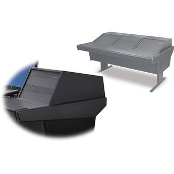 Argosy 70-70V3R Universal Workstation Desk with Three VR1005 Front 10 RU & Rear 5 RU (Black)