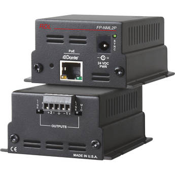 RDL FP-NML2P Network to Mic/Line Interface (PoE)