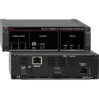 RDL RU-FN Format-A Network Interface (without PoE)