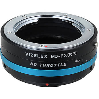 FotodioX Minolta MD Lens to FUJIFILM X-Mount Camera Vizelex ND Throttle Adapter