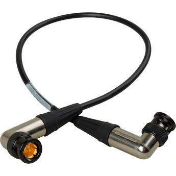 Laird Digital Cinema 3G-SDI Video Cable with Right Angle BNC Connectors (1', Black)