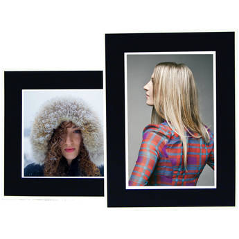National Photo Folders Black Panel Display Easel (4 x 6", 25-Pack)