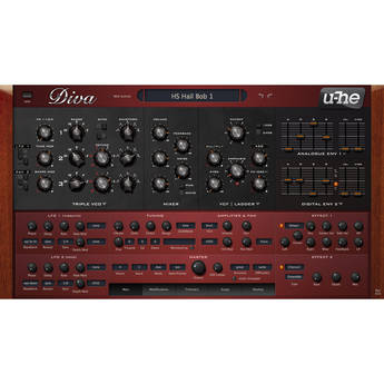 u-he Diva Software Synthesizer (Plug-In Download)