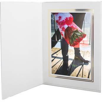 National Photo Folders Premier Photo Folder (4 x 6", 25-Pack, White)
