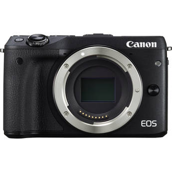 Canon EOS M3 Mirrorless Digital Camera (Body Only, Black)