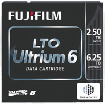 FUJIFILM LTO Ultrium 6 Custom Bar-Code Labeled Data Cartridge (Library Pack of 20)