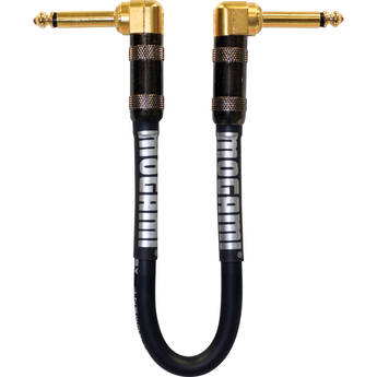 Mogami 1/4" Right Angle TS to 1/4" Right Angle TS Platinum Guitar Audio Cable (1.5')