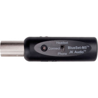 JK Audio BlueSet Wireless Headset Interface for Intercoms (5-Pin XLR-M)