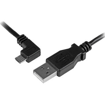 StarTech Left-Angle Micro-USB to USB Charge & Sync Cable (6')