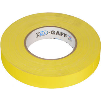 Visual Departures Gaffer Tape (1" x 55 yd, Yellow)