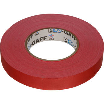 Visual Departures Gaffer Tape (1" x 55 yd, Red)