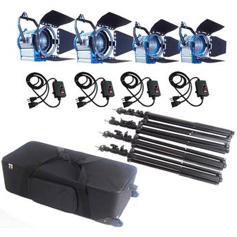 CAME-TV Fresnel Tungsten Video Spotlight Four-Light Kit