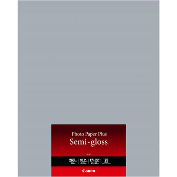 Canon SG-201 Photo Paper Plus Semi-Gloss (17 x 22", 25 Sheets)