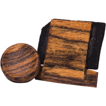 Artisan Obscura Soft Shutter Release & Hot Shoe Cover Set (Small Concave, Threaded, Bocote Wood)