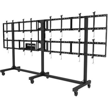 Peerless-AV Portable Video Wall Cart for 46 to 55" Displays (2x2, 3x2, or 4x2 Configuration)