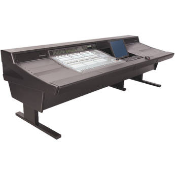 Argosy 90 Series Workstation for Digidesign C|24 (Three 11 RU Rack Bays, Mahogany End Panels)