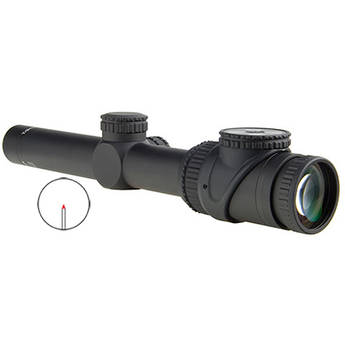 Trijicon 1-6x24 AccuPoint Riflescope (Red Triangle Post Reticle, Matte Black)