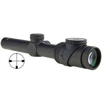 Trijicon 1-6x24 AccuPoint Riflescope (Green German #4 Crosshair Reticle, Matte Black)