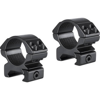 Hawke Sport Optics 2-Piece Match Mount for Weaver Rails (1", Aluminum, Low, Matte Black)
