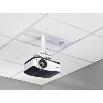 Chief Suspended Ceiling Projector System with 2-Gang Filter & Surge (White)