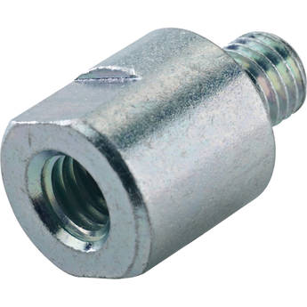 K&M Zinc-Plated Thread Adapter (3/8" Female, Male 10 x 12mm)