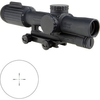 Trijicon 1-6x24 VCOG Riflescope (Green Horseshoe Dot  .308/175 Reticle, Thumbscrew Mount)