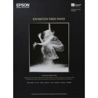 Epson Exhibition Fiber Paper (13 x 19", 25 Sheets)