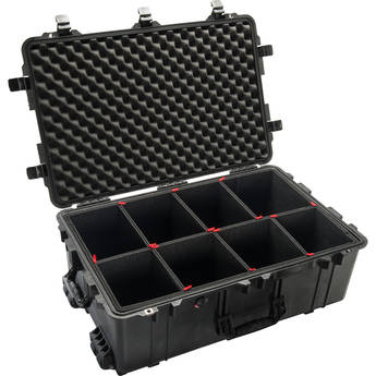 Pelican 1650TP Case with TrekPak Divider System (Black)