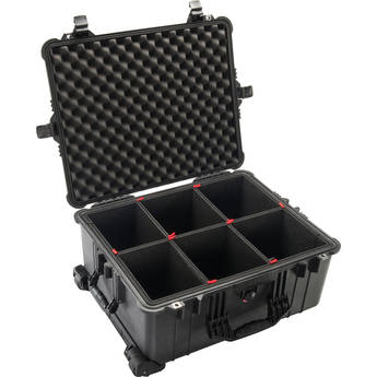 Pelican 1610TP Case with TrekPak Divider System (Black)