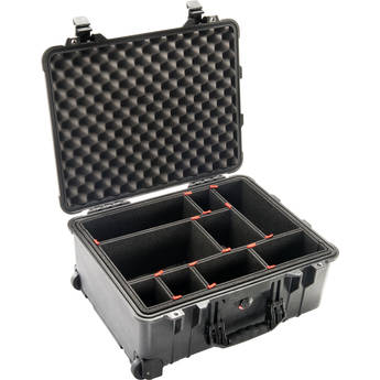 Pelican 1560TP Case with TrekPak Divider System (Black)
