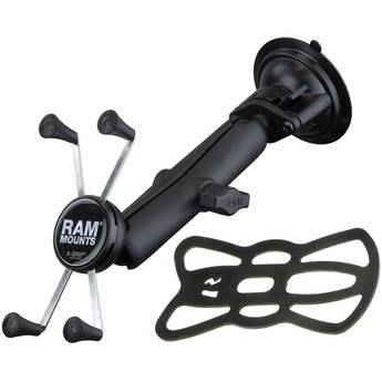 RAM Mounts Twist Lock Suction Cup Mount with Universal X-Grip Phablet Holder