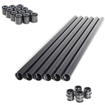 RigWheels PortaRail Collapsible Speed Rail with Six 40" Sections & Four Connectors