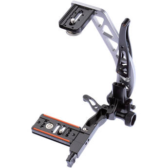 ProMediaGear BBX2 Boomerang Flash Bracket with Universal QR Plate (Titanium, Right-Handed)