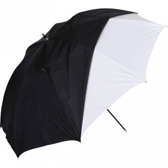 Westcott White Satin Umbrella with Removable Black Cover (45")