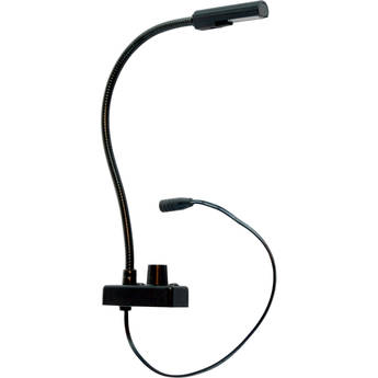 Littlite L-12-LED-Blue Gooseneck LED Lampset with Power Supply (12", Blue/White Light)