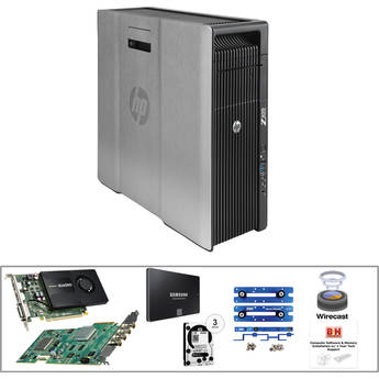 B&H Photo PC Pro Workstation Mid Range Telestream Wirecast Pro 6 with HD Capture Card Turnkey Kit