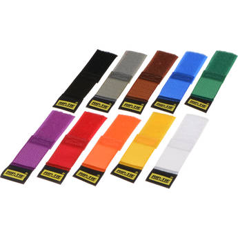 Rip-Tie CableWrap 1 x 3" (Rainbow 10 Pack)