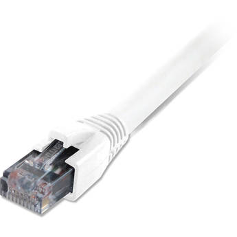 Comprehensive 75' Cat6 Snagless Solid Plenum Shielded Patch Cable (White)