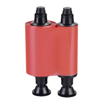 Evolis Standard Monochrome Ribbon for Pebble, Dualys, Quantum & Securion Card Printers (up to 1000 Prints, Red)