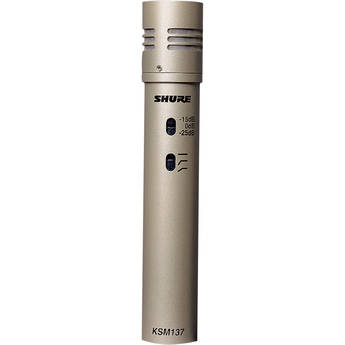 Shure KSM137/SL Cardioid Microphone (Single Microphone)