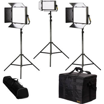 ikan Lyra Bi-Color 3-Point LED Soft Panel Light Kit with 2 x LB10 and 1 x LB5