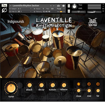 Indigisounds Laventille Rhythm Section Sample Library - Virtual Instrument (Download)