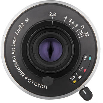 Lomography LC-A Minitar-1 Art Lens 32mm f/2.8 for Leica M Mount (Black)