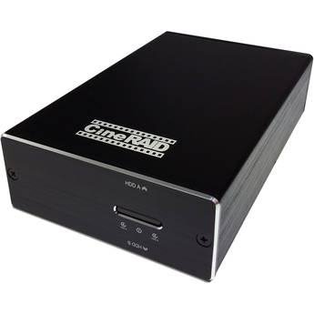 CineRAID CR-H218 480GB 2-Bay USB 3.1 Gen 2 Type-C Raid Array (2 x 240GB SSD)