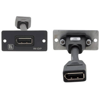 Kramer W-DP DisplayPort Pigtail Wall Plate Insert (Gray)