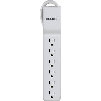 Belkin 6-Outlet Home/Office Surge Protector (10' Cord, White)