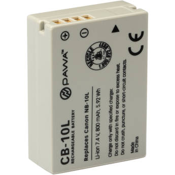 Pawa NB-10L Lithium-Ion Battery Pack (7.4V, 800mAh)