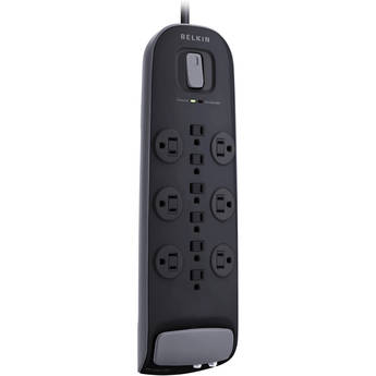 Belkin 12-Outlet Surge Protector with Dual RJ11 Ports (8', Black)
